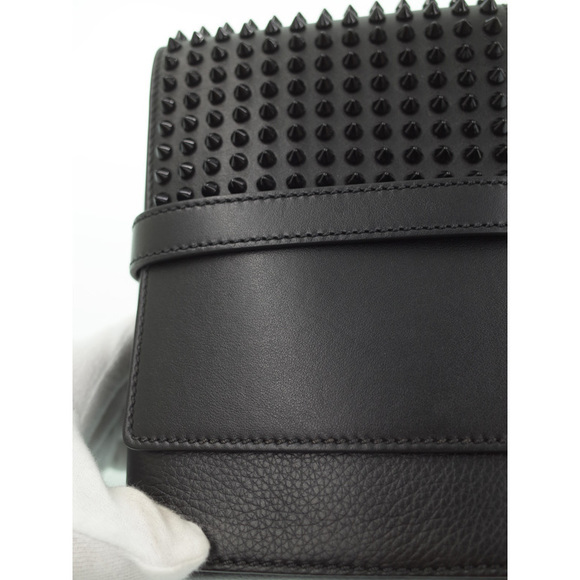 Christian Louboutin Benech Reporter Spike Shoulder Bag - Picture 5 of 8